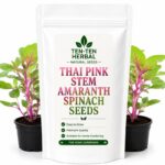 Thai Pink Stem Amaranth Seeds